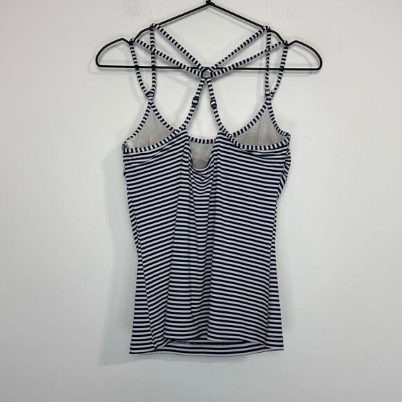 Athleta Rib Stripe Tankini Set 34B/C S - Picture 4 of 10